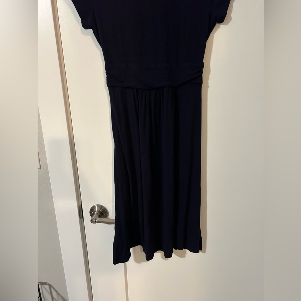 Boden Navy Cap Sleeve Dress - Picture 5 of 7